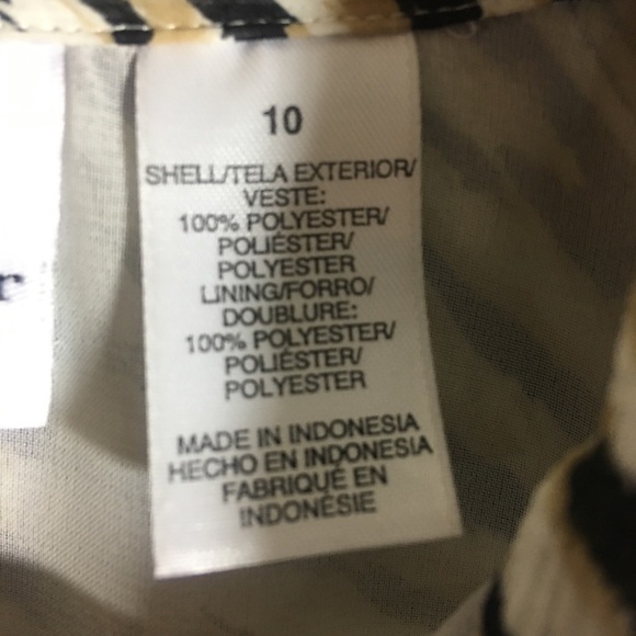 Alfred Dunner women's Blouse size 10 Animal Print - Picture 6 of 7